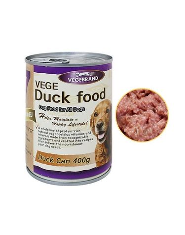 베게 오리고기캔 400g 1p 습식사료 통조림사료