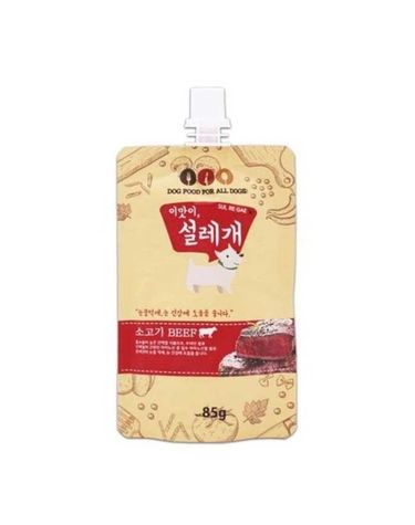 애견간식 설레개 소고기 85g 1팩