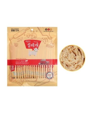 이맛이 설레개 소고기눈물억제눈건강 20p 애견츄르