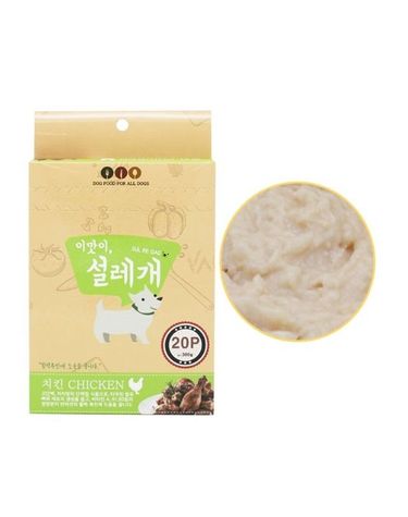 이맛이 설레개 치킨활력 20p 애견 츄르