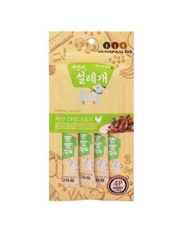이맛이 설레개 치킨 활력 4p 츄잉 강아지 영양 간식