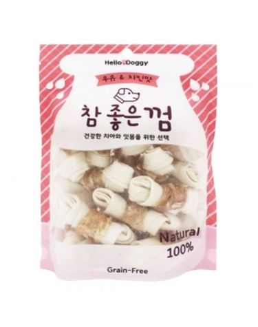 애견간식 헬로도기 참 좋은 껌 우유치킨껌 15p 1팩