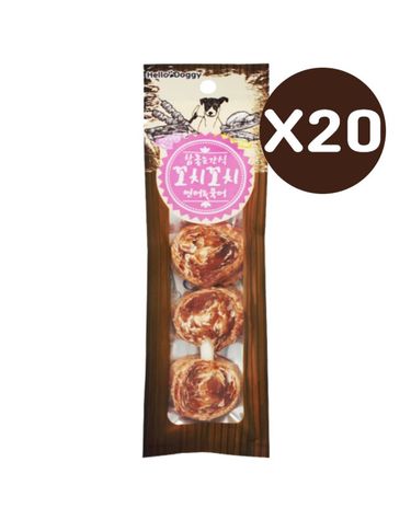 애견영양간식 꼬치꼬치 연어 25g 20P 강아지 개껌