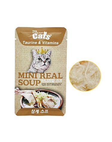 캣 영양 스프 40g  삼계 1p 고양이 건강간식 파우치
