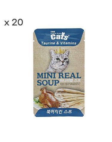 캣 영양 스프 40g x20개1box 북어치킨 고양이파우치