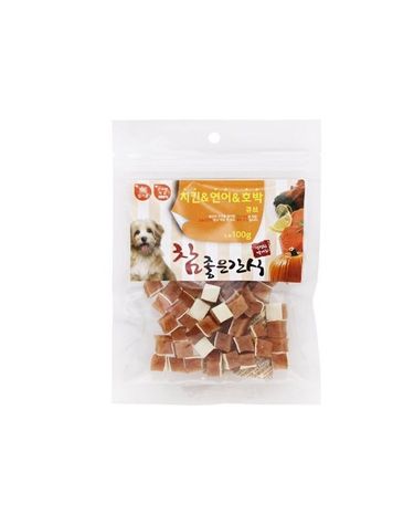 치킨 연어 호박 큐브 100g 영양간식 큐브간식 애견