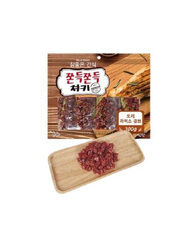 오리라이스큐브 300g 쫀든간식 소프트간식 애견간식