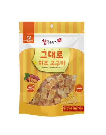 참좋은간식 강아지 간식 애견간식 큐브 닭고기 250g
