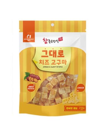 참좋은간식 강아지간식 건조 애견간식 큐브 연어 250g