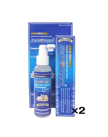 애완동물 구취감소 구강 스프레이 120ml X2 충치예방