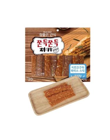 치킨고구마 라이스스틱 300g 쫀든간식 소프트간식