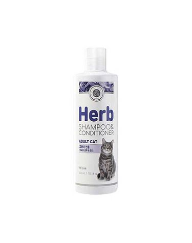 펫퍼스 허브 캣 샴푸 린스 300ml 성묘용