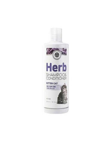 펫퍼스 허브 캣 샴푸n린스 300ml 자묘용