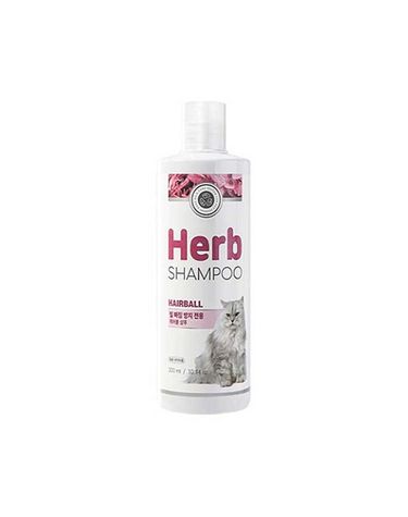 고양이샴푸 펫퍼스 허브 캣 헤어볼 샴푸 300ml