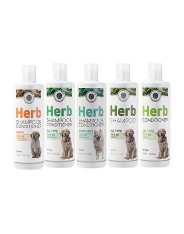 강아지 펫퍼스 허브 샴푸 린스 500ml 1P 셀프목욕