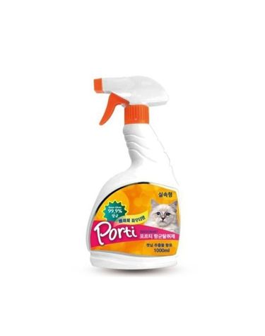 포르티 캣 항균 탈취제 1000ml 베이비파우더 향