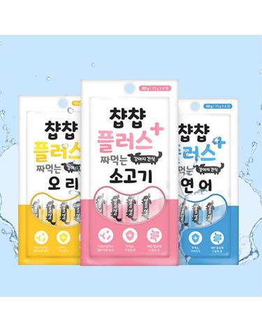 챱챱 짜먹는 강아지 대형견 츄르 소고기 10개 포메