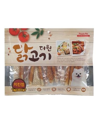 강아지 더원 치킨껌 300g 1P 반려견 치석관리 껌간식