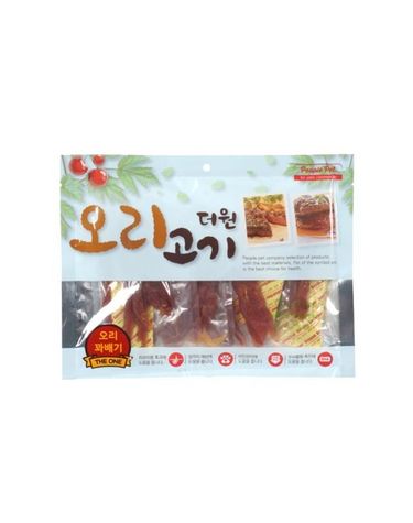 강아지간식 오리꽈배기 300g 5개 애견간식 사시미