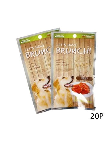 강아지 브런치 소고기 30g 20P 반려견 영양 육포 간식