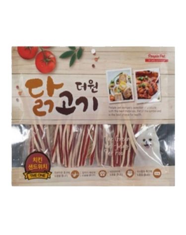 강아지 치킨 샌드위치 300g 반려견 육포 영양 간식