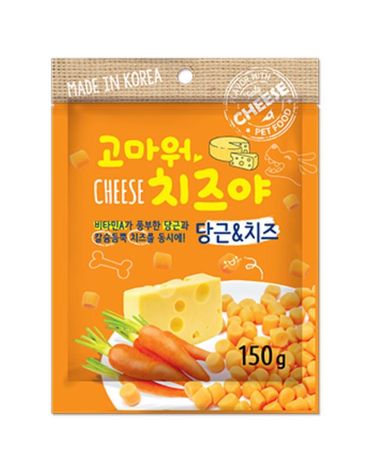 치즈야 반려견 노령견 영양간식 당근볼 150g 트릿