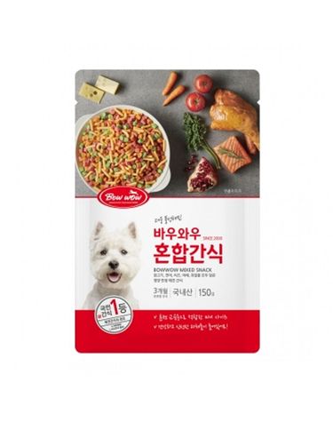 강아지 혼합 간식 150g 반려견 육포 영양 소프트 트릿