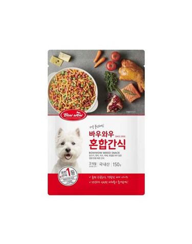 애견간식 바우와우 혼합 1팩 150g