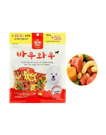 애견 혼합 350g 1팩 소프트간식 훈련간식 영양간식