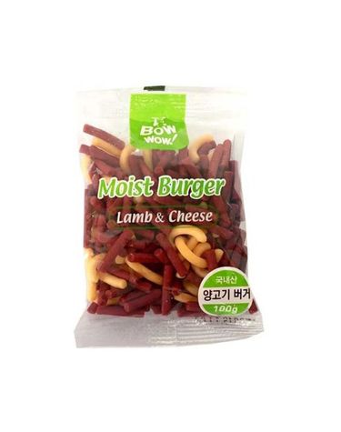 바우와우 모이스트 양고기버거 100g 85팩 1박스