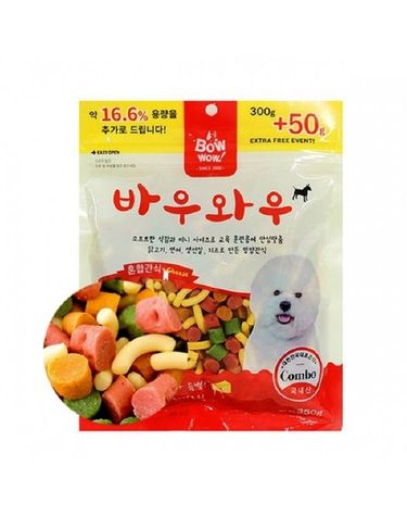 바우와우 혼합간식 350gx5개