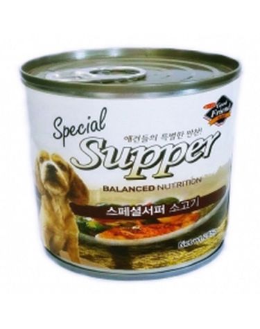 강아지 스페셜서퍼 소고기 통조림 285g 1P 습식 사료