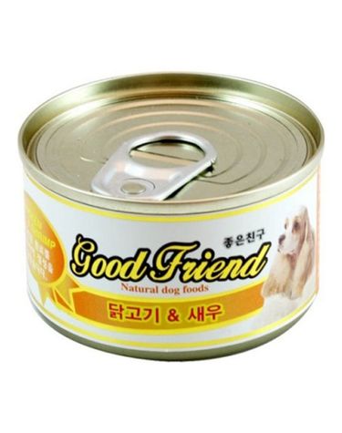 강아지 닭고기 새우 통조림 100g 1P 습식 사료 간식