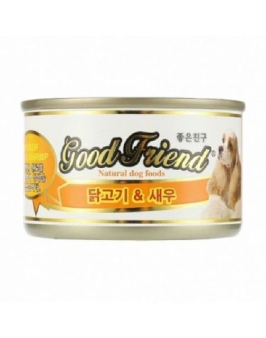 굿프랜드 강아지캔 닭고기새우 1박스 100gx24개