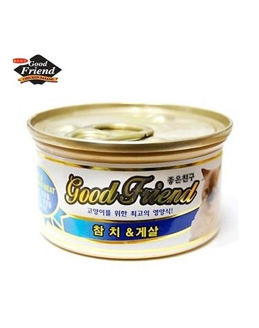 굿프랜드 Cat 참치게살 1박스24개입 고양이 냥이 캣 통 조림 캔 스낵 간식 영양