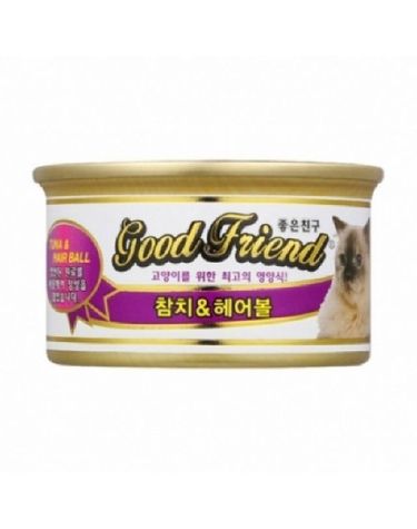 굿프랜드 고양이캔 참치헤어볼 1박스 85gx24개