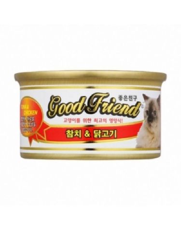 굿프랜드 고양이캔 참치닭고기 1박스 85gx24개