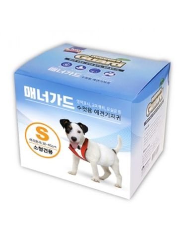 매너가드 수컷 애견기저귀 10매 S 소형견