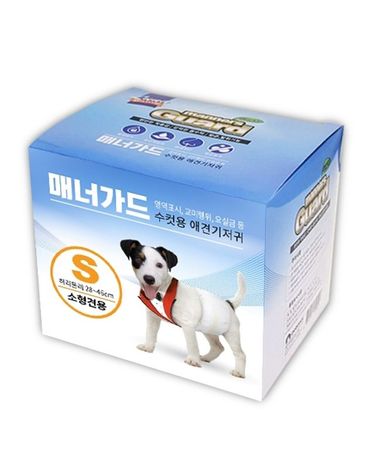 남아 소형 강아지 기저귀 S 10매 1P 애견 매너벨트
