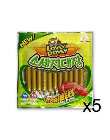 러비더비 소세지대장소고기 11P X5 강아지 영양간식