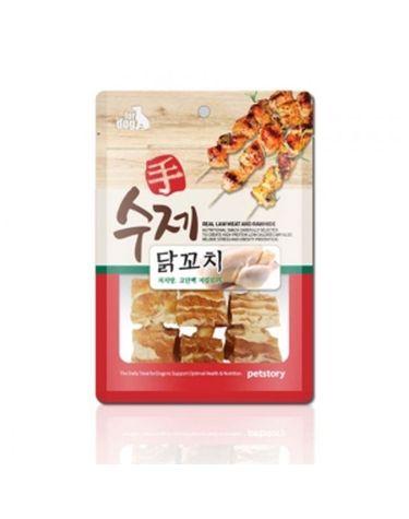 애견간식 펫스토리 수제 닭꼬치 90g