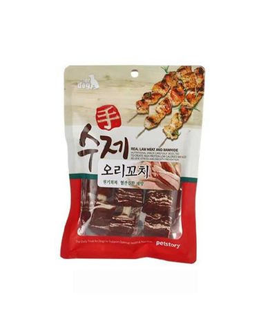 애견간식 펫스토리 수제 오리꼬치 90g 10팩 1타