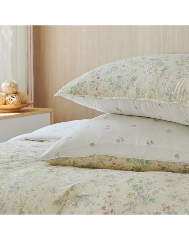 더메종 [갤러리아] 한일카페트 플라워패턴 디아망 모달 차렵이불 SS 160 X 210 착용컷