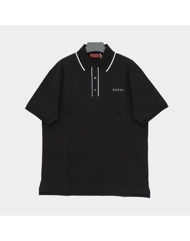 [갤러리아] 구찌 26SS 자수로고 카라 반팔 남성 PK티셔츠 806250 XJHHO 1043