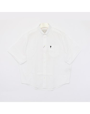 [갤러리아] 아미 26SS 블랙 스몰하트 박시 반팔 남성 셔츠 HSH823 CO0031 168