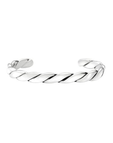 [갤러리아] 토코 TOCO 925 Silver Modern Twist  Bangle 실버뱅글팔찌