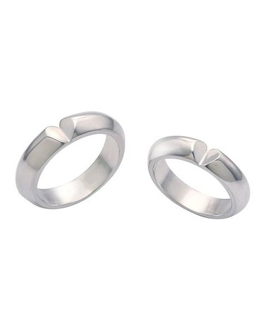 [갤러리아] 토코 TOCO 925 Silver Love Couple Ring 실버하트커플링