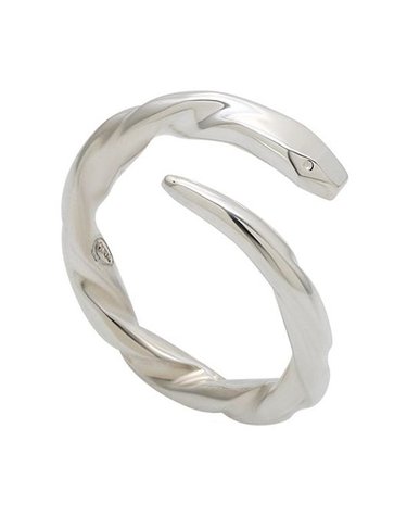 [갤러리아] 토코 TOCO 925 Silver Twist  Snake Ring 실버트위스트 뱀반지