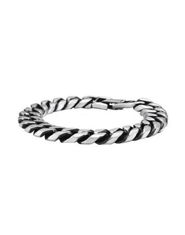 토코 [갤러리아] 토코 TOCO 925 Silver Classic Chain Bracelet 실버체인팔찌 착용컷