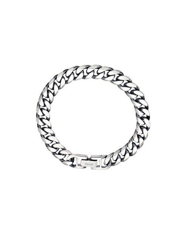 토코 [갤러리아] 토코 TOCO 925 Silver Classic Medium Chain 실버체인팔찌 착용컷